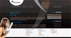 Desktop Screenshot of akloweb.eu